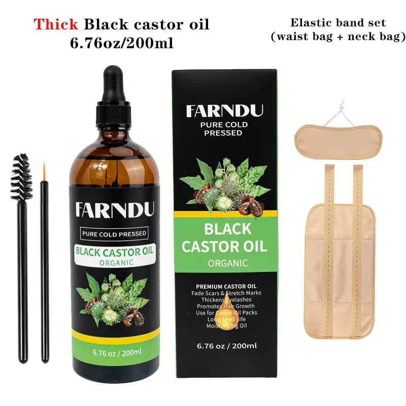 Thick Black Castor Oil