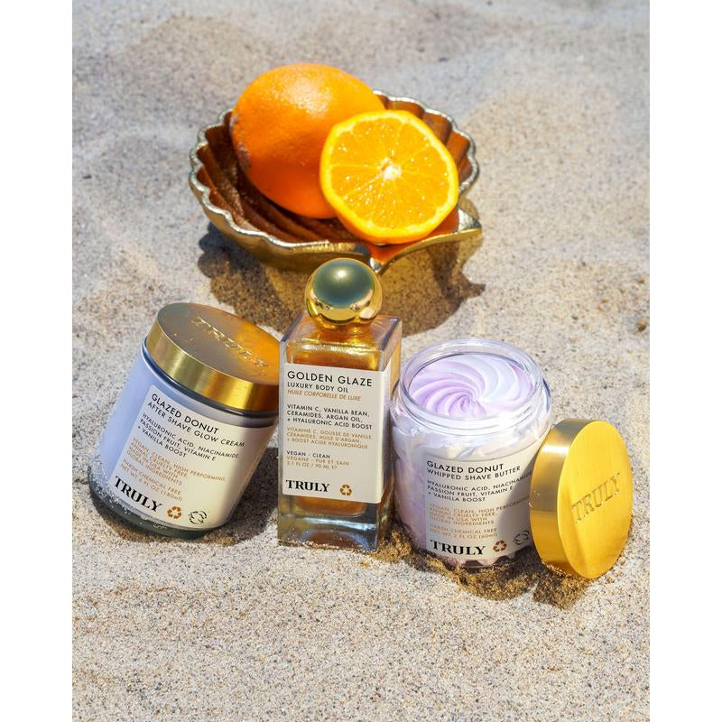Golden Glaze Body Oil & Shaving Goodies Bundle