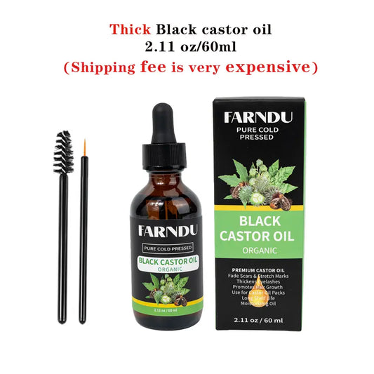 Thick Black Castor Oil