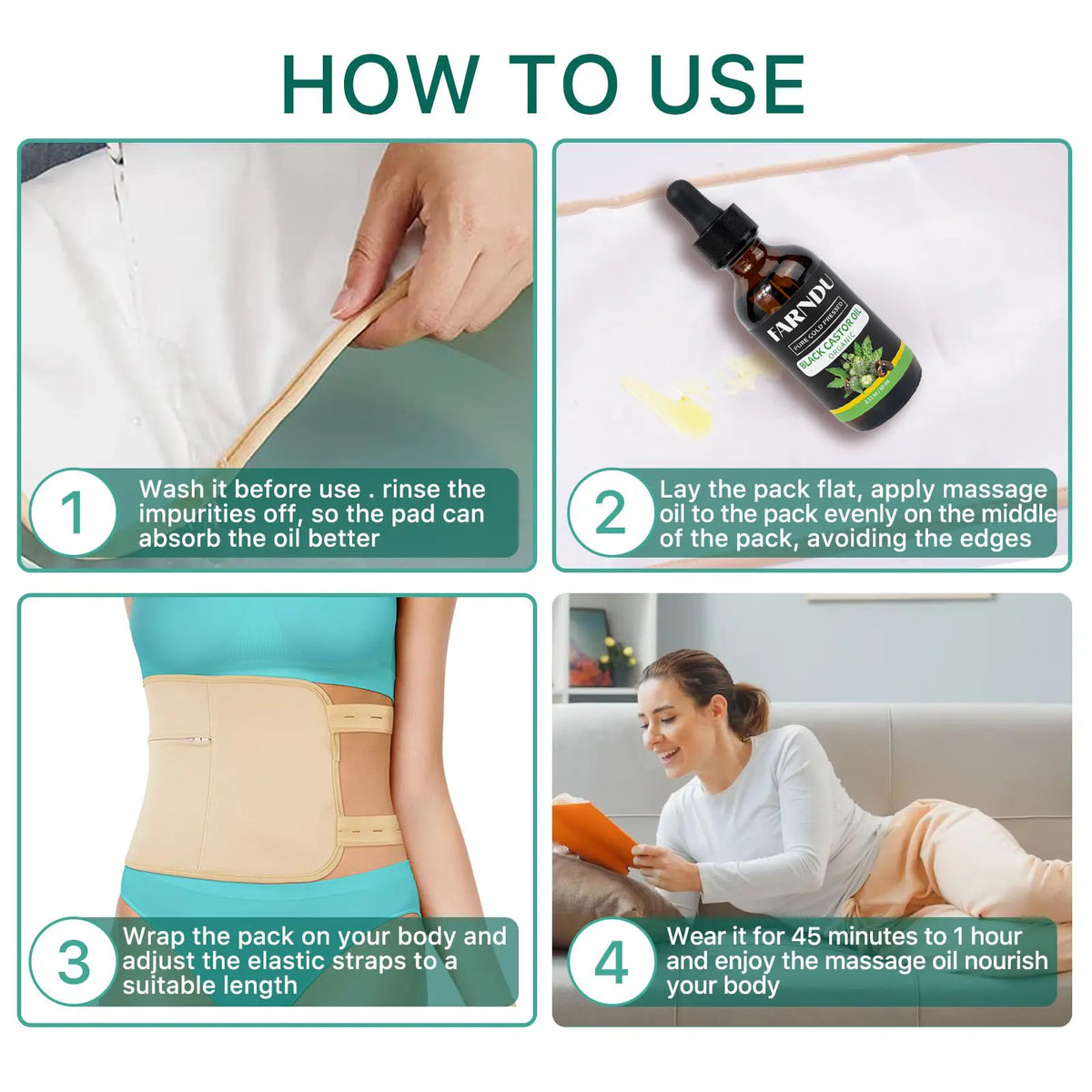 Thick Black Castor Oil