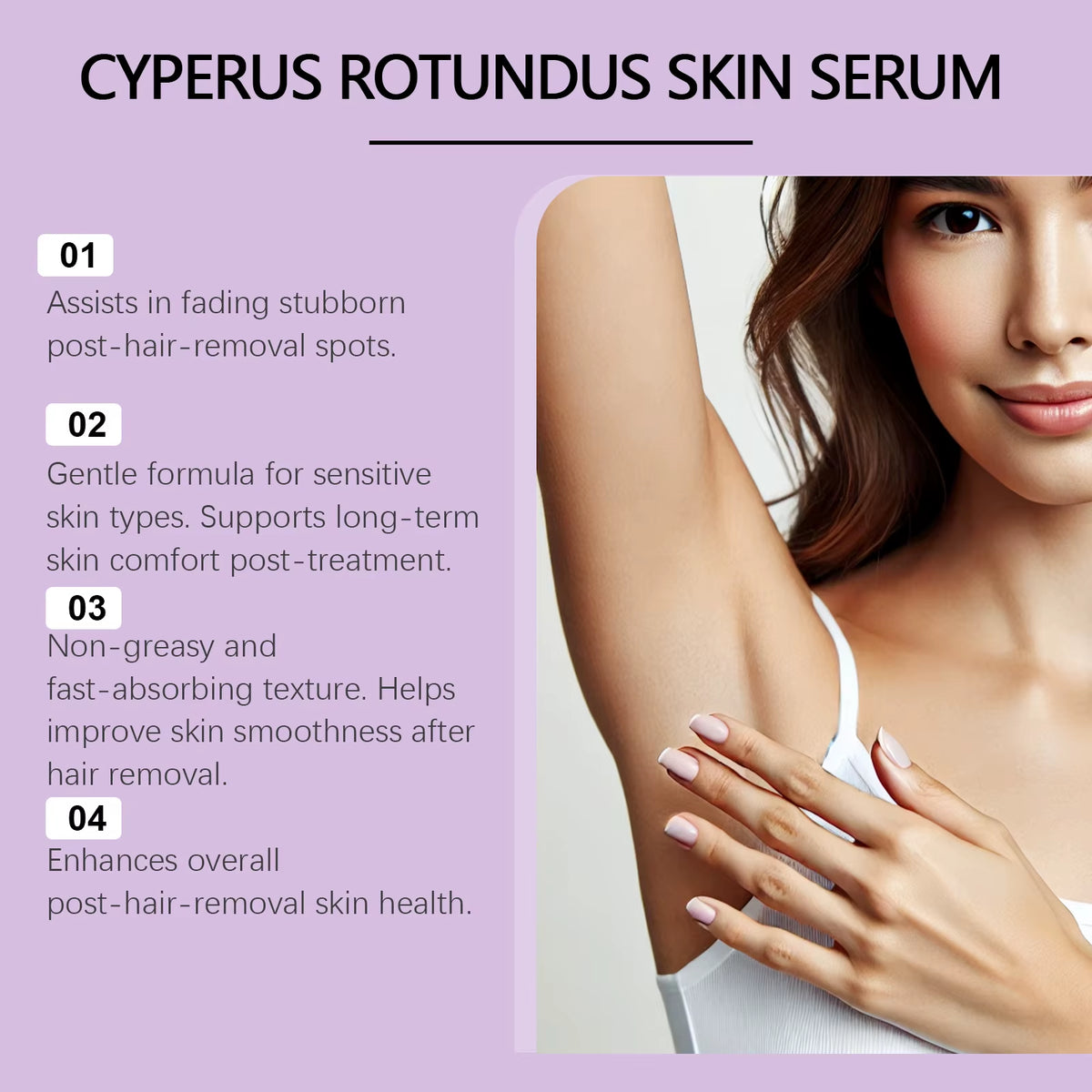 Cyperus Rotundus Hair Growth Inhibitor Serum