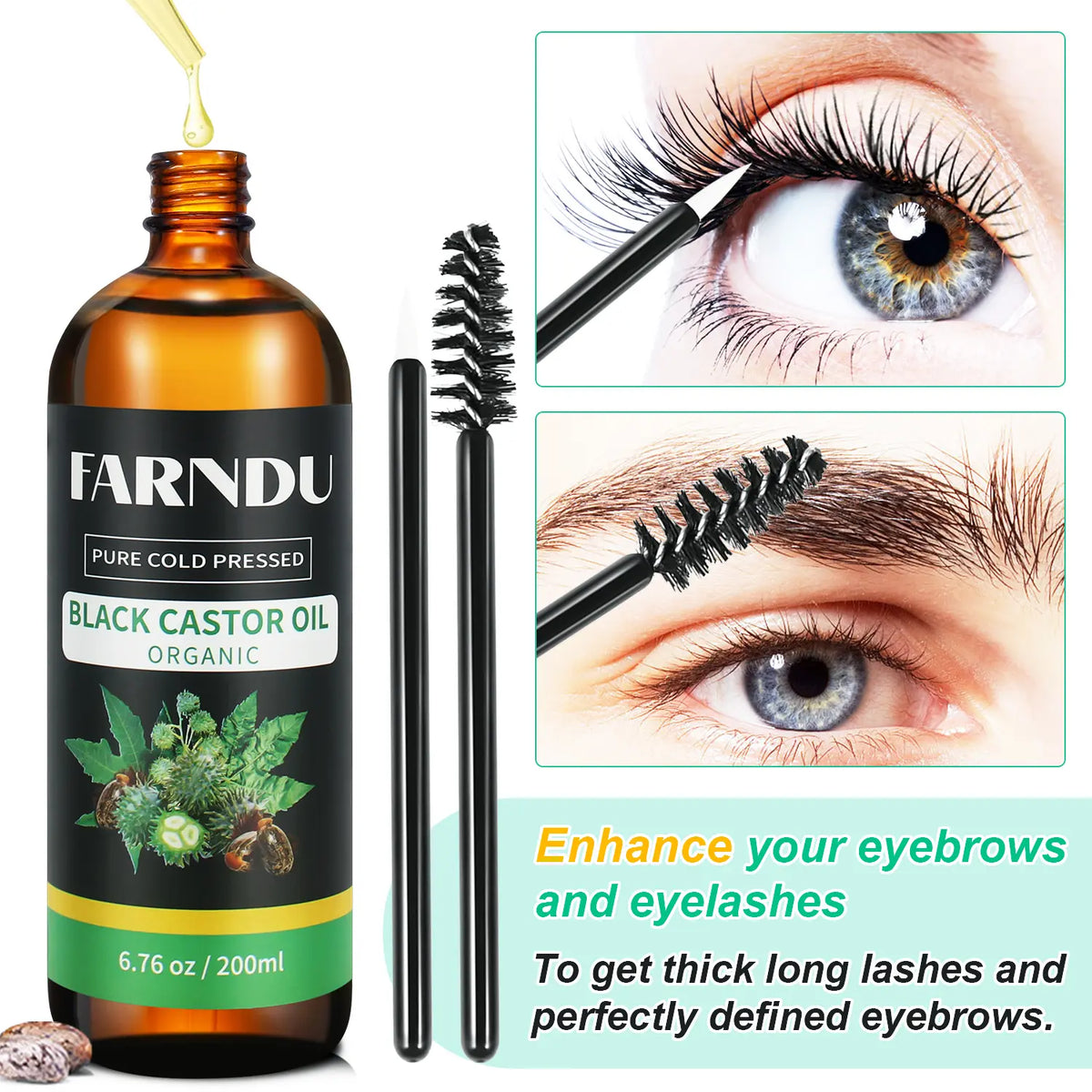 Thick Black Castor Oil